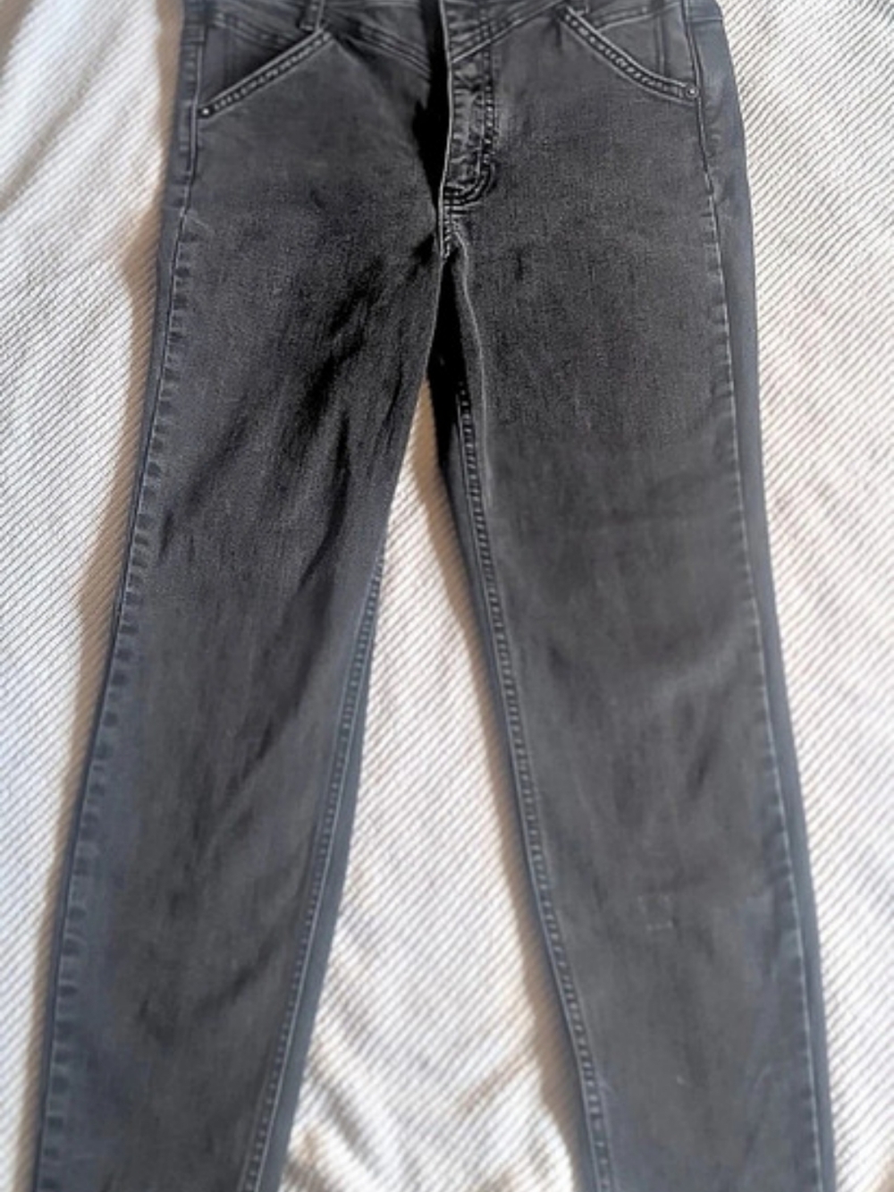 Free People Black Studded Skinny Jeans Size 29